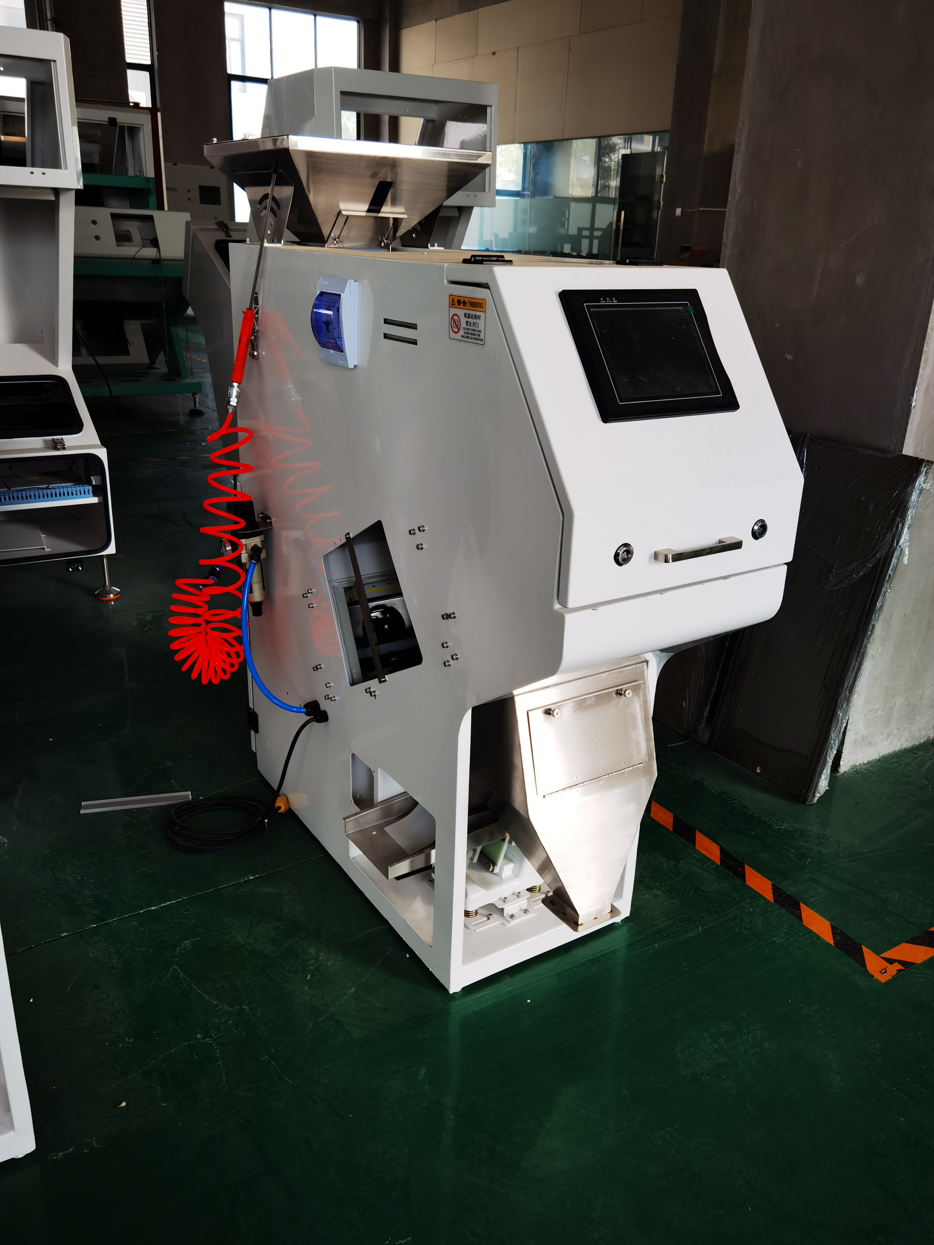 LED Light Source Stainless Steel Portable Color Sorter Seed